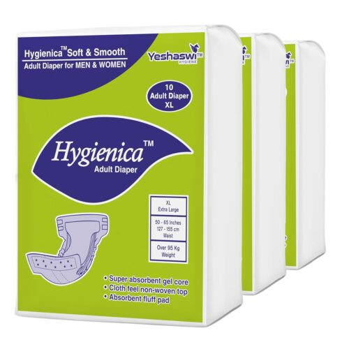 Hygienica Adult Diaper Extra Large (Pack of 3)